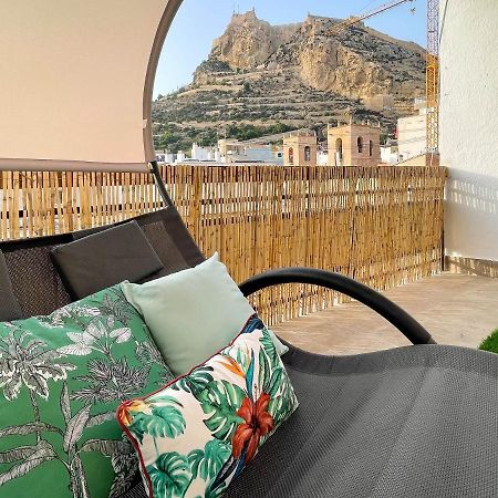 La Terraza. Vistas Al Castillo A 1 Min. De La Playa Alicante Exteriör bild