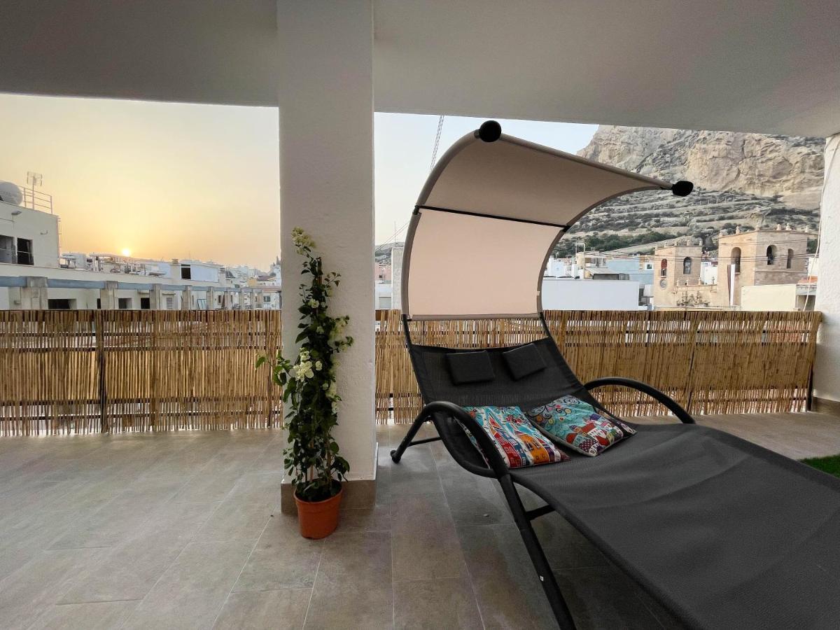 La Terraza. Vistas Al Castillo A 1 Min. De La Playa Alicante Exteriör bild